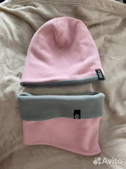 Шапка+снуд двухсторонняя «Просто Шапка»