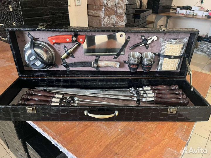 Подарочный набор шампуров для пикника