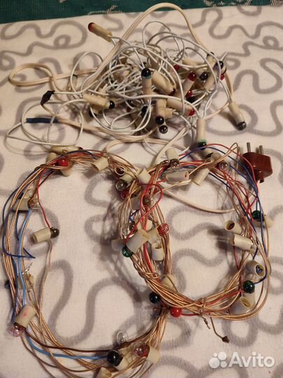 Гирлянды СССР, флажки, игрушки