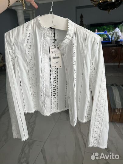 Рубашка новая Зара Zara р-р М