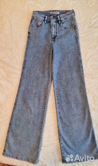 Джинсы палаццо женские клеш