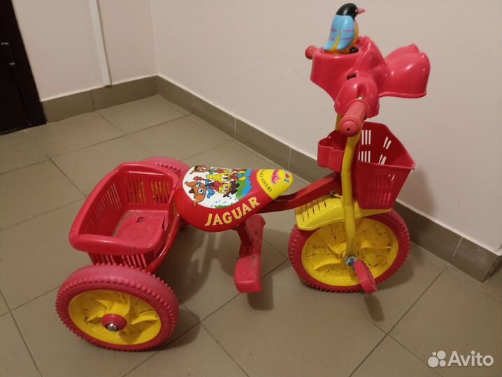 Детский велосипед с ручкой бу