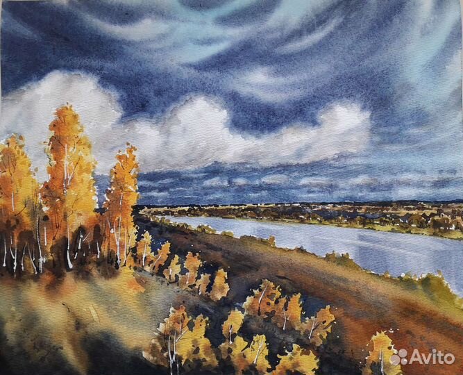 Картина акварель