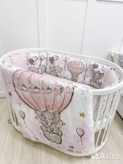 Бортики в кроватку