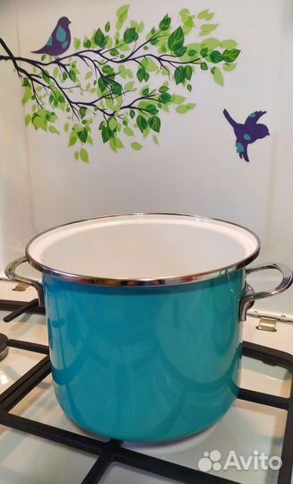 Кастрюля эмалированная 5 литров