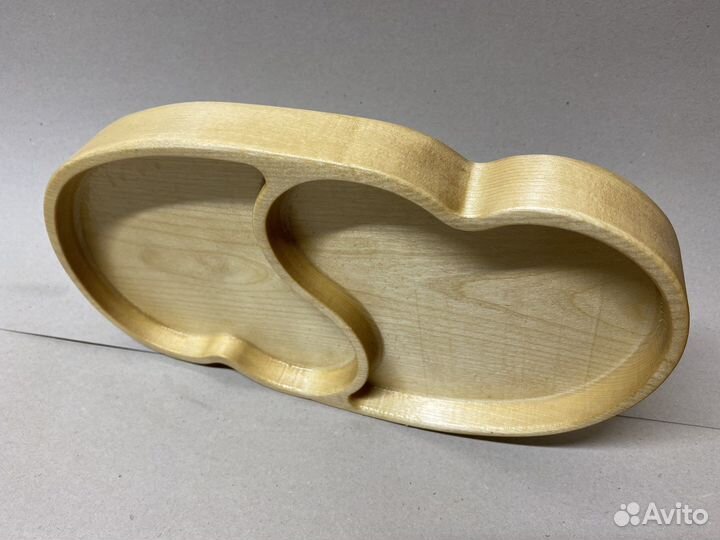 Менажница «Сердца» / цельное дерево