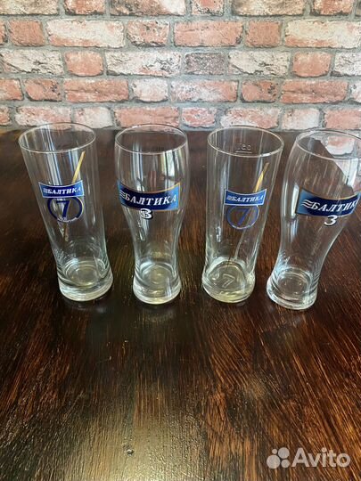 Бокалы для пива 0.5 л и 0.33 л