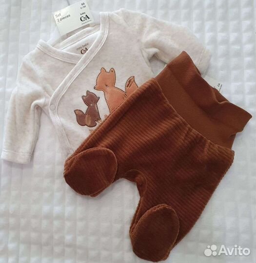Костюм для новорожденного новый