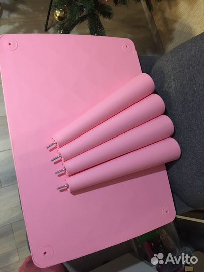 Стол и 3 стула IKEA маммут