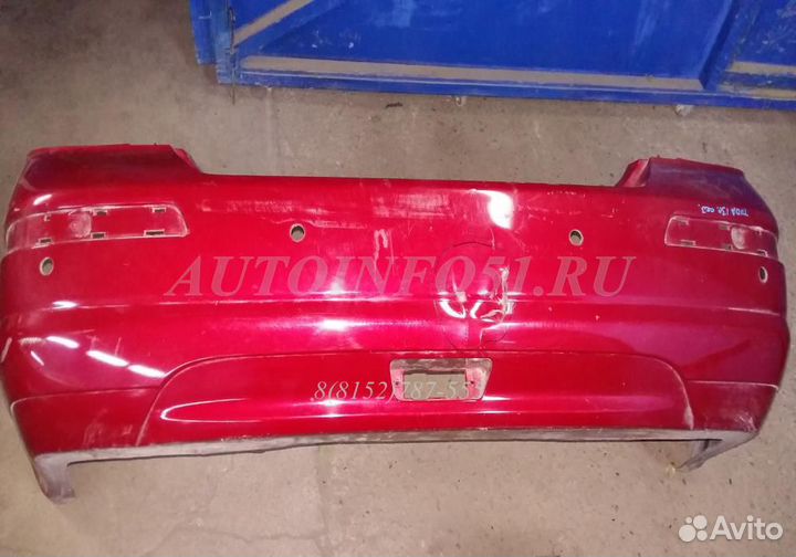 Бампер задний Nissan Tiida (C11) 2007-2014