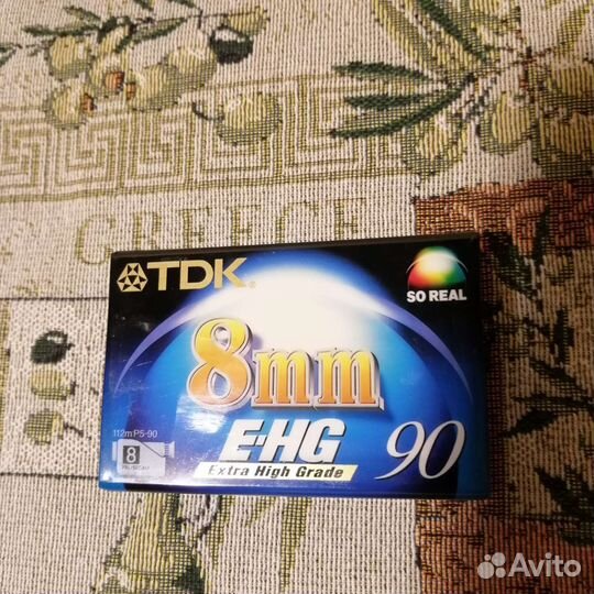 Видеокассета video 8 TDK EHG90 и Maxell