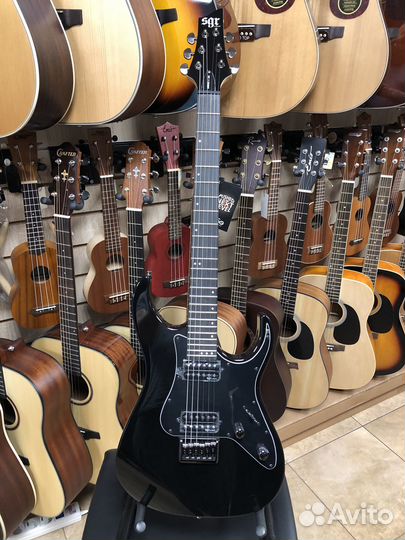 Электрогитара schecter SGR banshee-6 BLK с чехлом