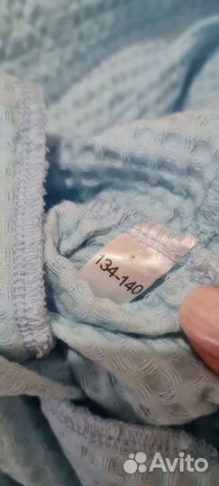 Халат детский вафельный банный для плавания