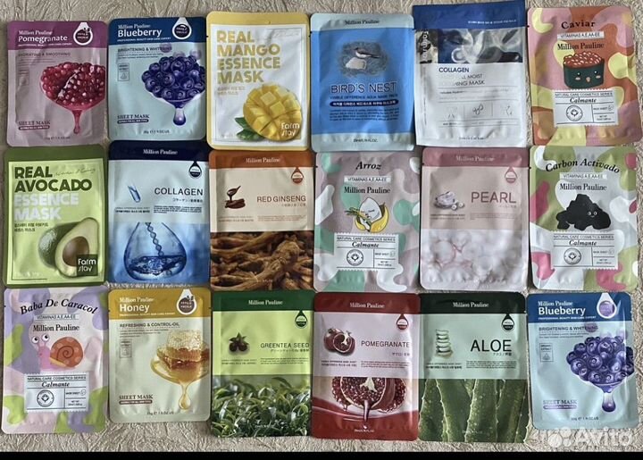 Тканевая маска для лица в ассортименте