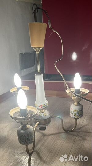 Люстра ретро винтаж СССР