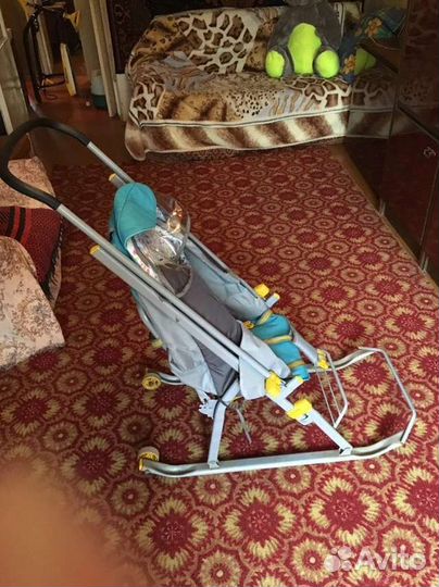 Детские санки коляска