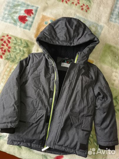 Куртка зимняя на мальчика 116