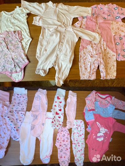 Детские вещи на девочку пакетом