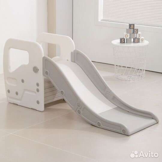 Детская горка + подставка для ног (2 в 1) unix Kid