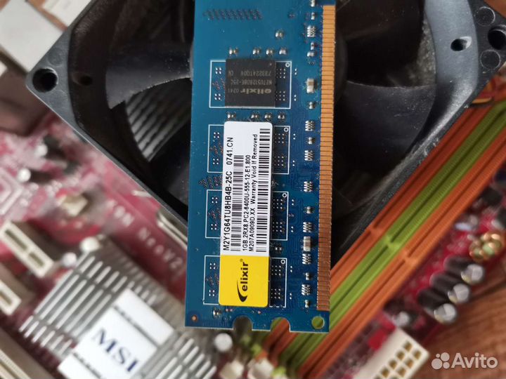 Материнская плата K9N NEO- F V2 + озу 1 гиг