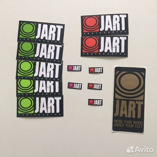 Наклейки jart Skateboards