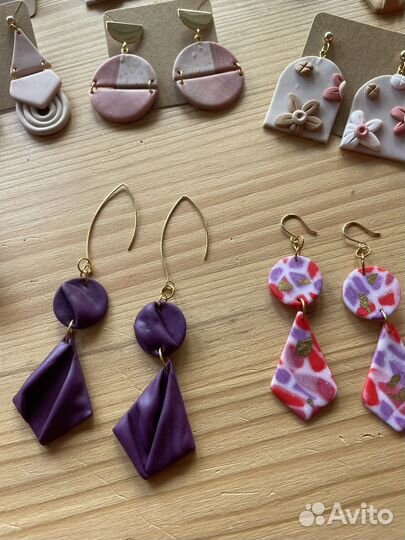 Серьги ручной работы