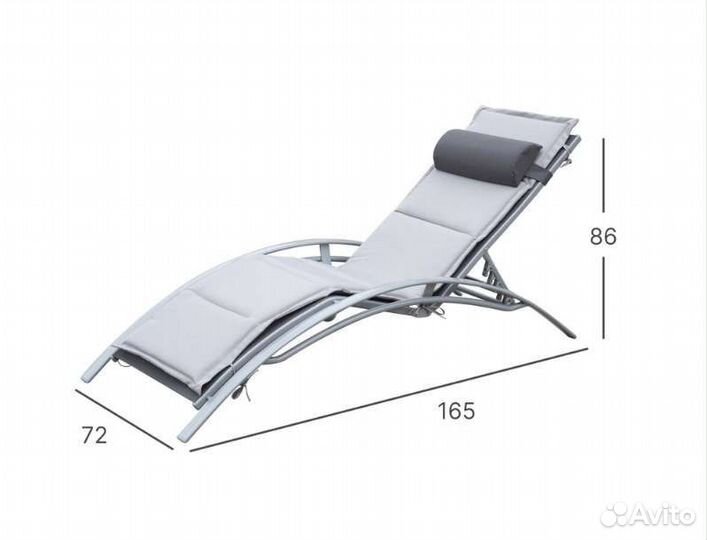 Шезлонг для отдыха и загара