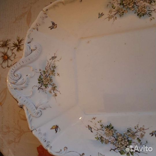 Антикварный поднос Кузнецов