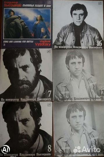 Виниловые пластинки Владимир Высоцкий
