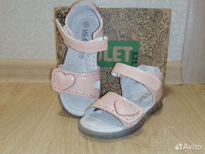 Сандалии для девочки 27