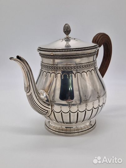 Серебряный чайник. (950 проб) tetard freres