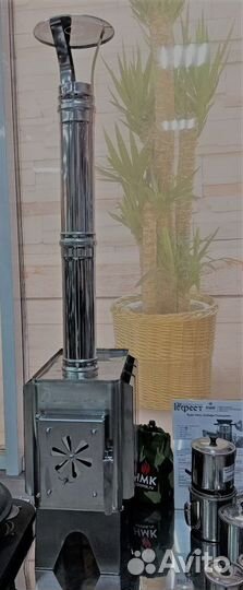 Печь в палатку походная 