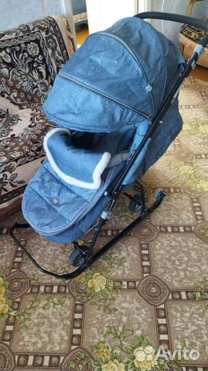 Санки коляска nika kids