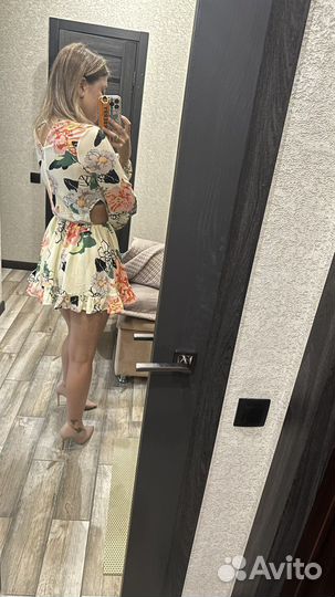 Платье комбинезон летнее