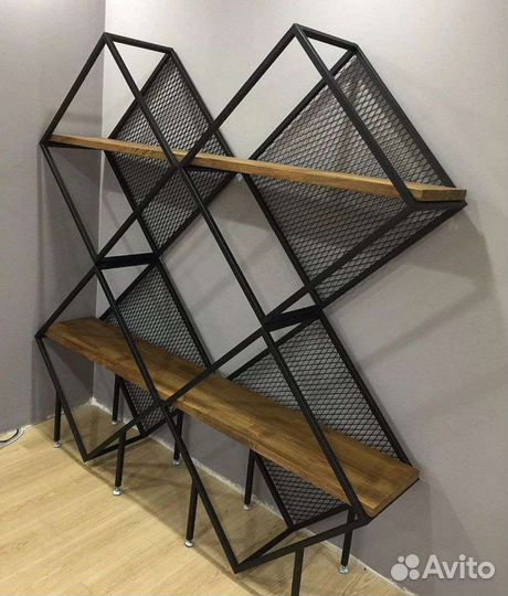 Стеллаж в стиле лофт