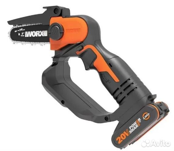 Пила цепная компактная Worx WG324E 20V аккумулятор