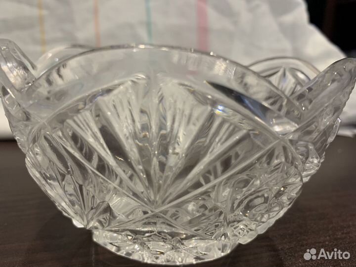 Ваза хрустальная СССР 2шт