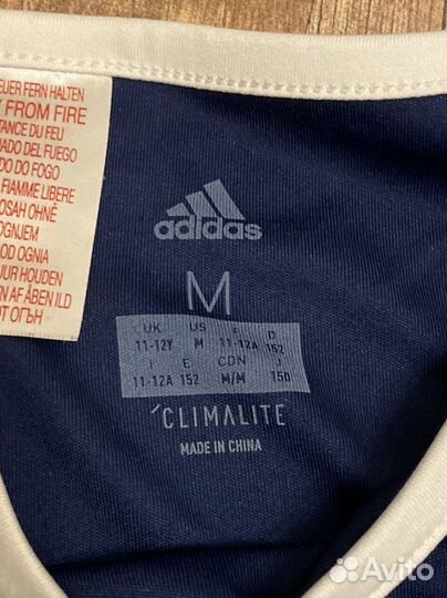 Футбольная экиптровка футболка Adidas 152 оригинал
