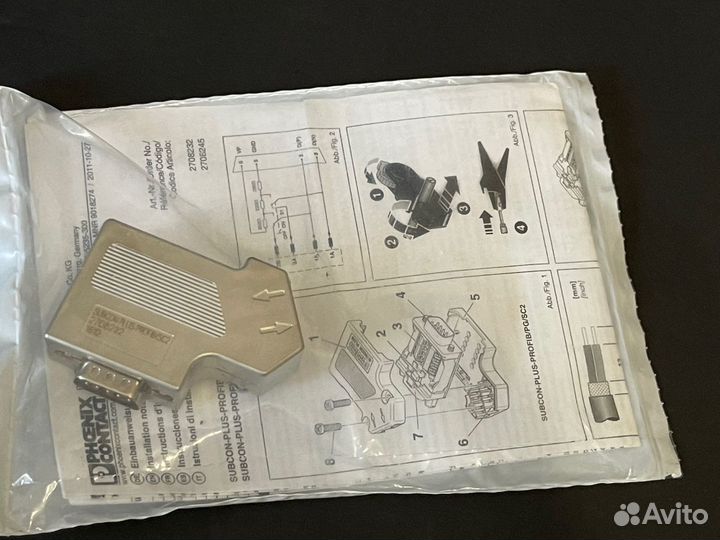 Phoenix contact subcon-plus шинный штекер, 1 шт