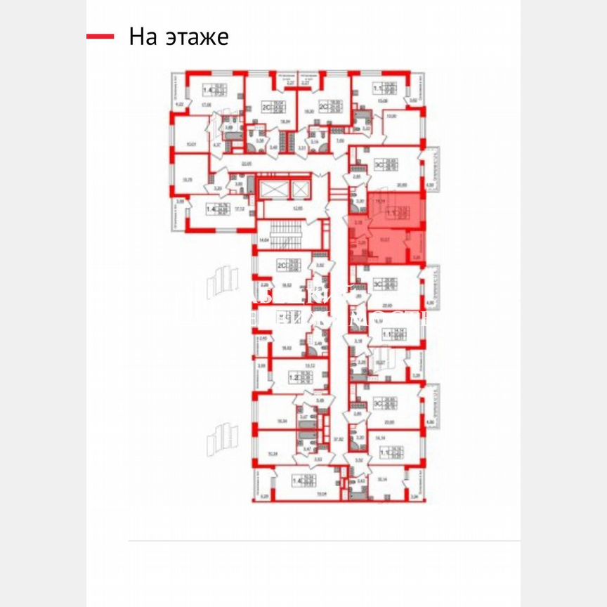 1-к. квартира, 32,3 м², 7/12 эт.