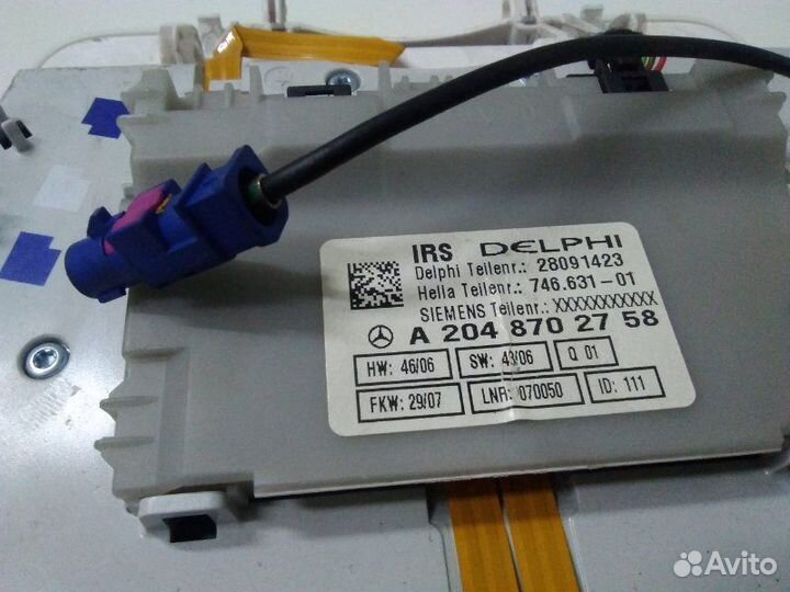 Плафон салонный передний Mercedes-Benz C-Class