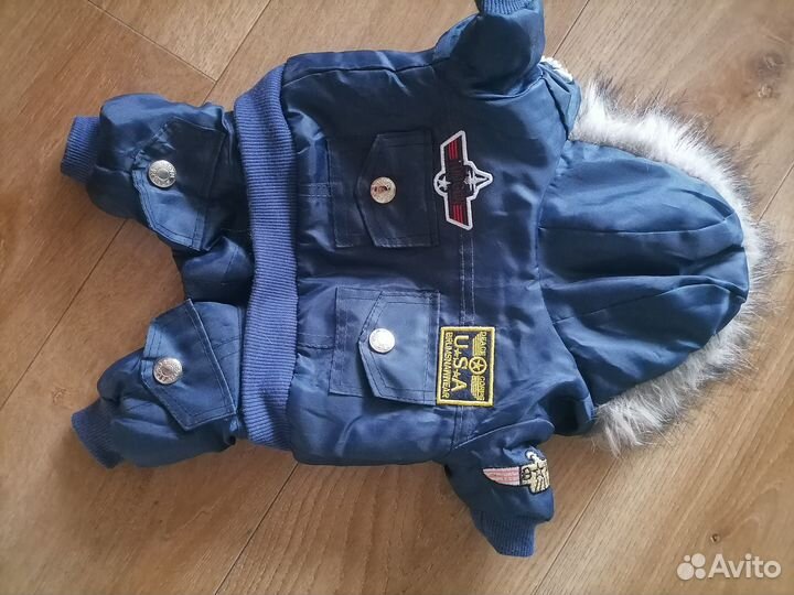 Комбинезон для маленькой собаки зима