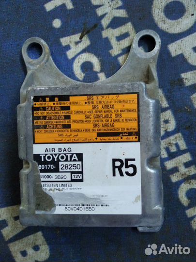 Блок управления airbag. Toyota Noah минивен