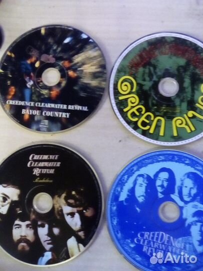 CD диски с музыкой сборник-старый,добрый рок -7шт