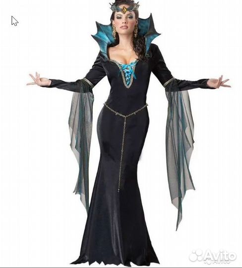Костюм на хеллоуин женский вампирши мартиша адамс