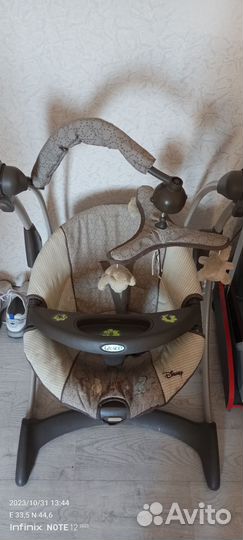 Электронные качели graco