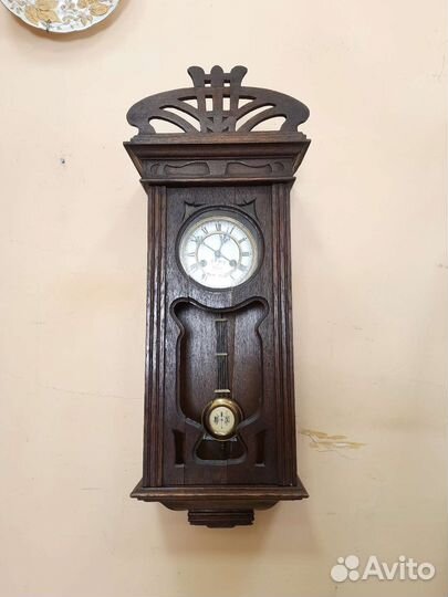 Старинные Антикварные Настенные Часы Модерн N115