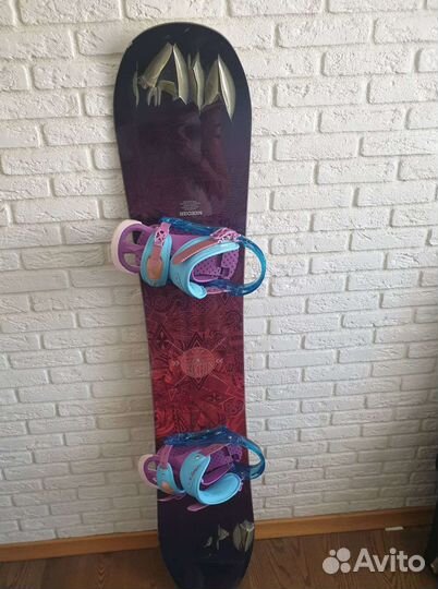 Сноуборд Nidecker Angel 165см + крепы Burton