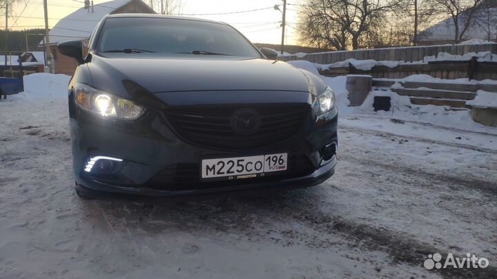 Юбка переднего бампера Mazda 6 GJ 2012-2023