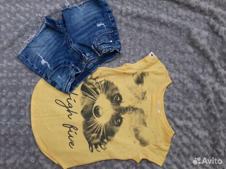 Вещи пакетом на девочку 146